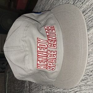 Vintage Nasa 80s 90s Kennedy Space Center Gray Cap USA made